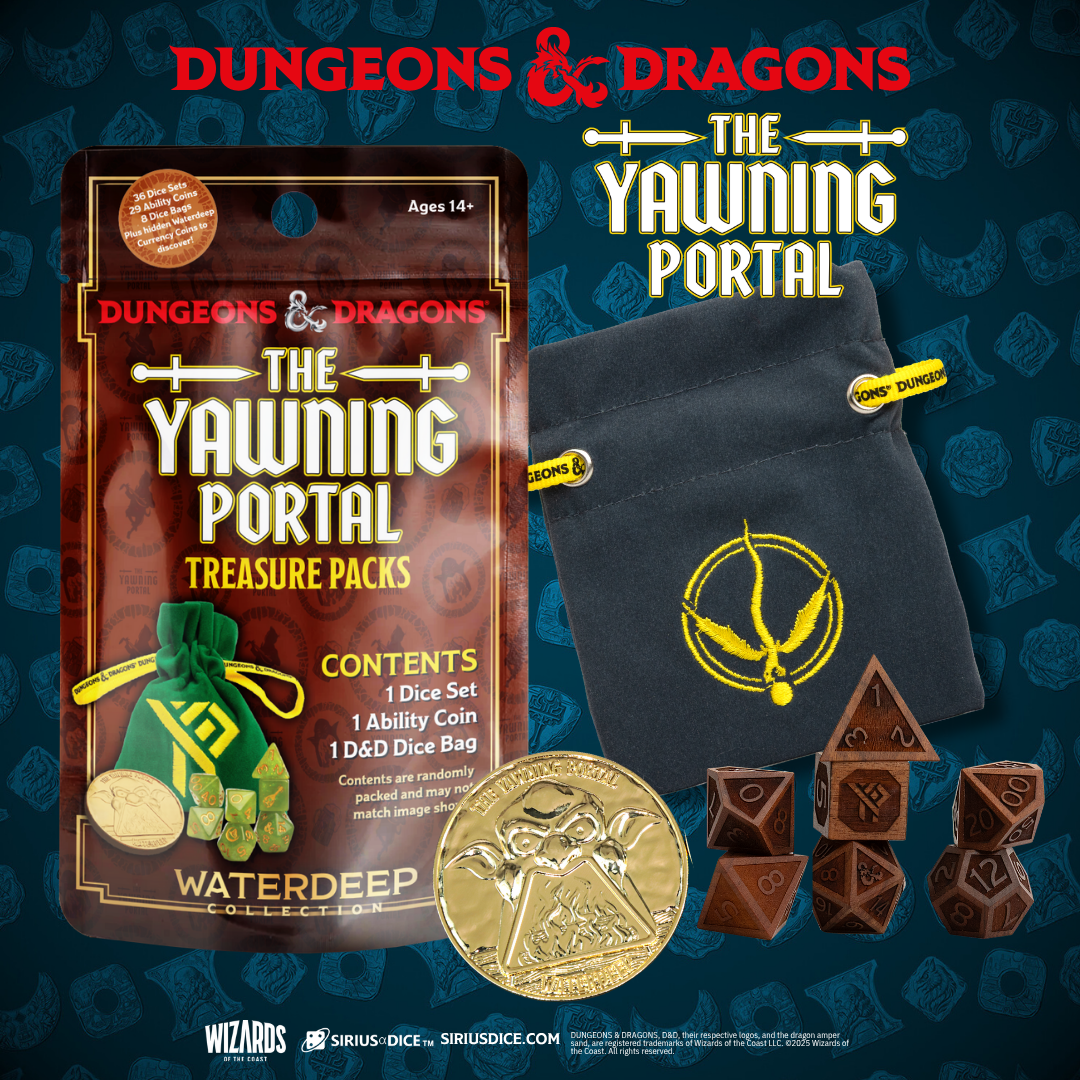 Dungeons & Dragons The Yawning Portal Treasure Pack: Waterdeep Collection | Sirius Dice