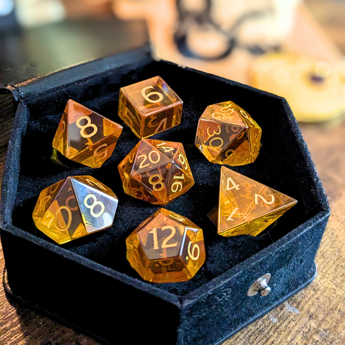 D&D Dice Acererak's Treasure: Crystal Edition D&D Mystery Dice