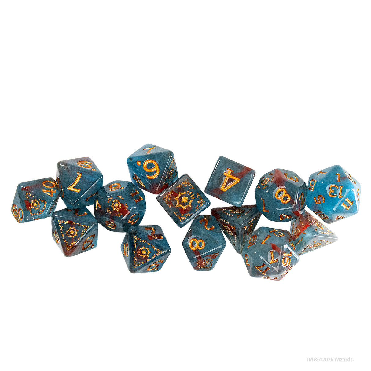 COMING SOON: Dungeons & Dragons Adventure Dice - Cleric: Light Blue, Red