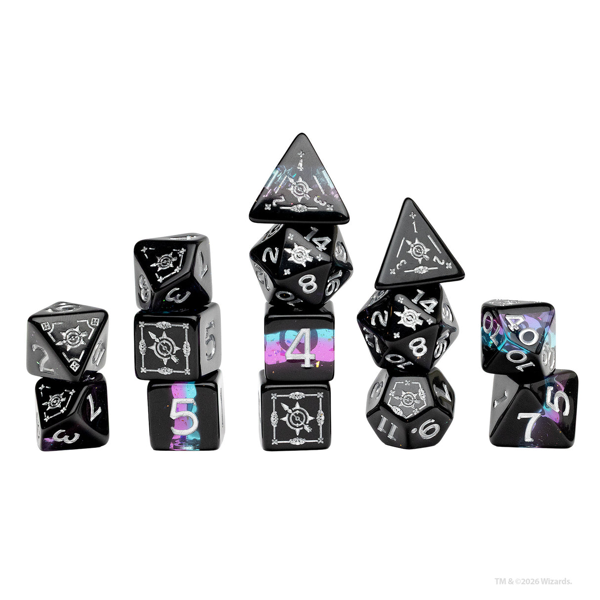 COMING SOON: Dungeons & Dragons Adventure Dice - Ranger: Black/Blue