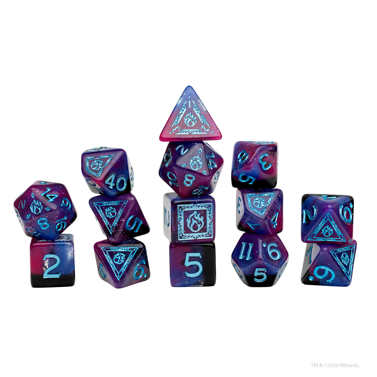COMING SOON: Dungeons & Dragons Adventure Dice - Sorcerer: Purple