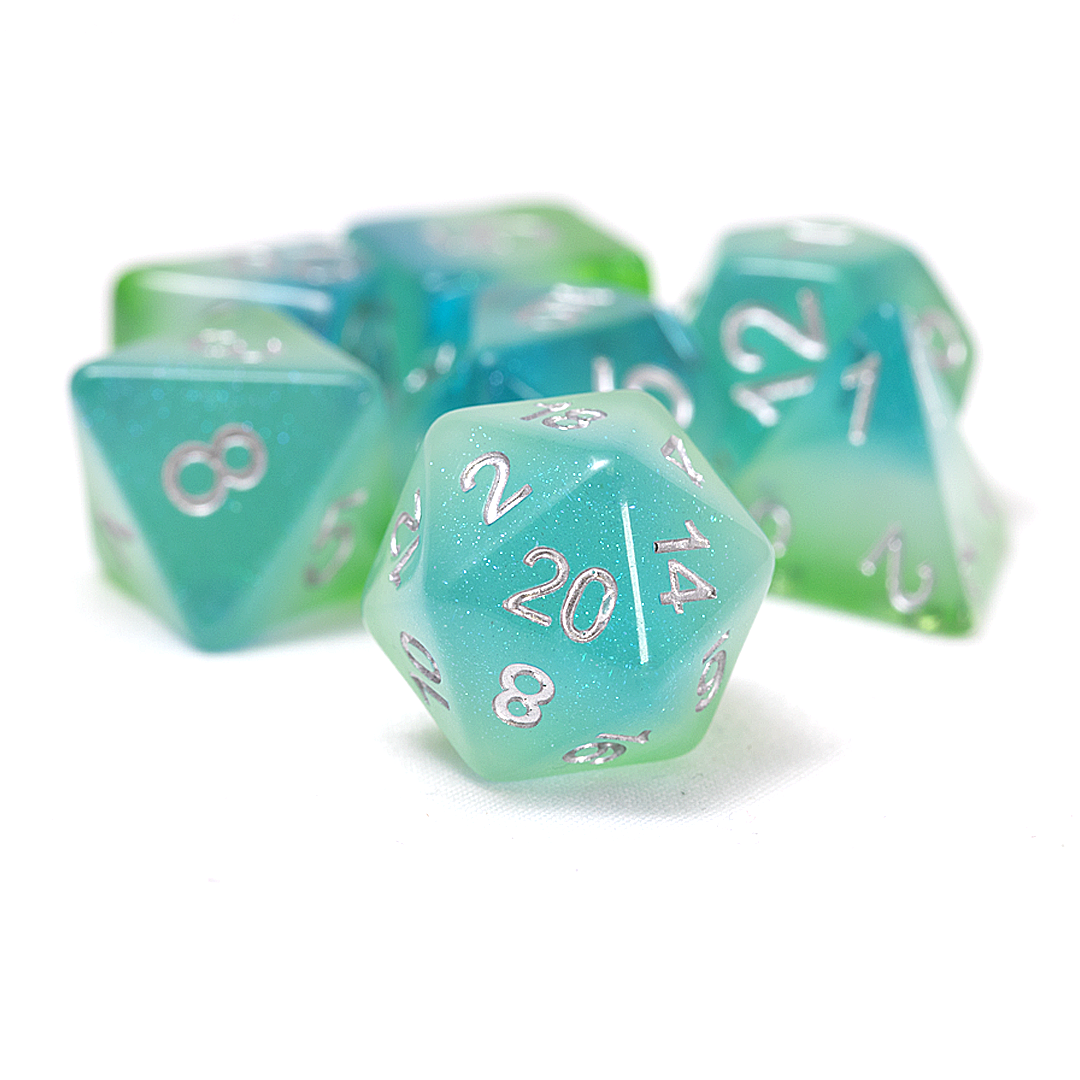 Blue Hawaiian Dice Set