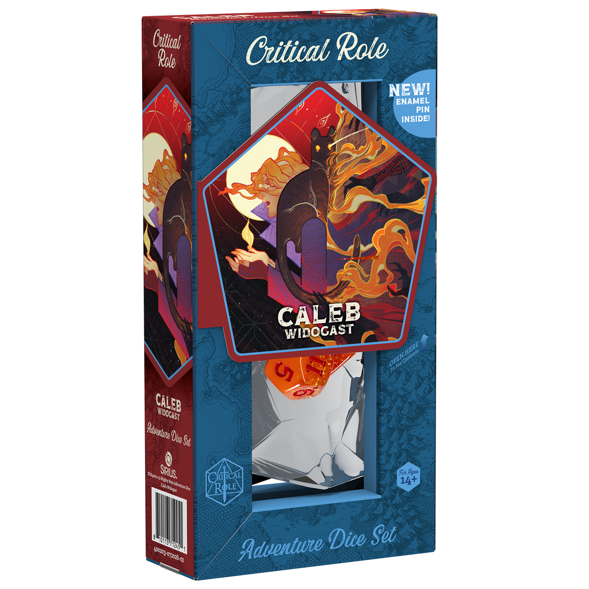PRE-ORDER - Mighty Nein Adventure Dice - Caleb Widogast
