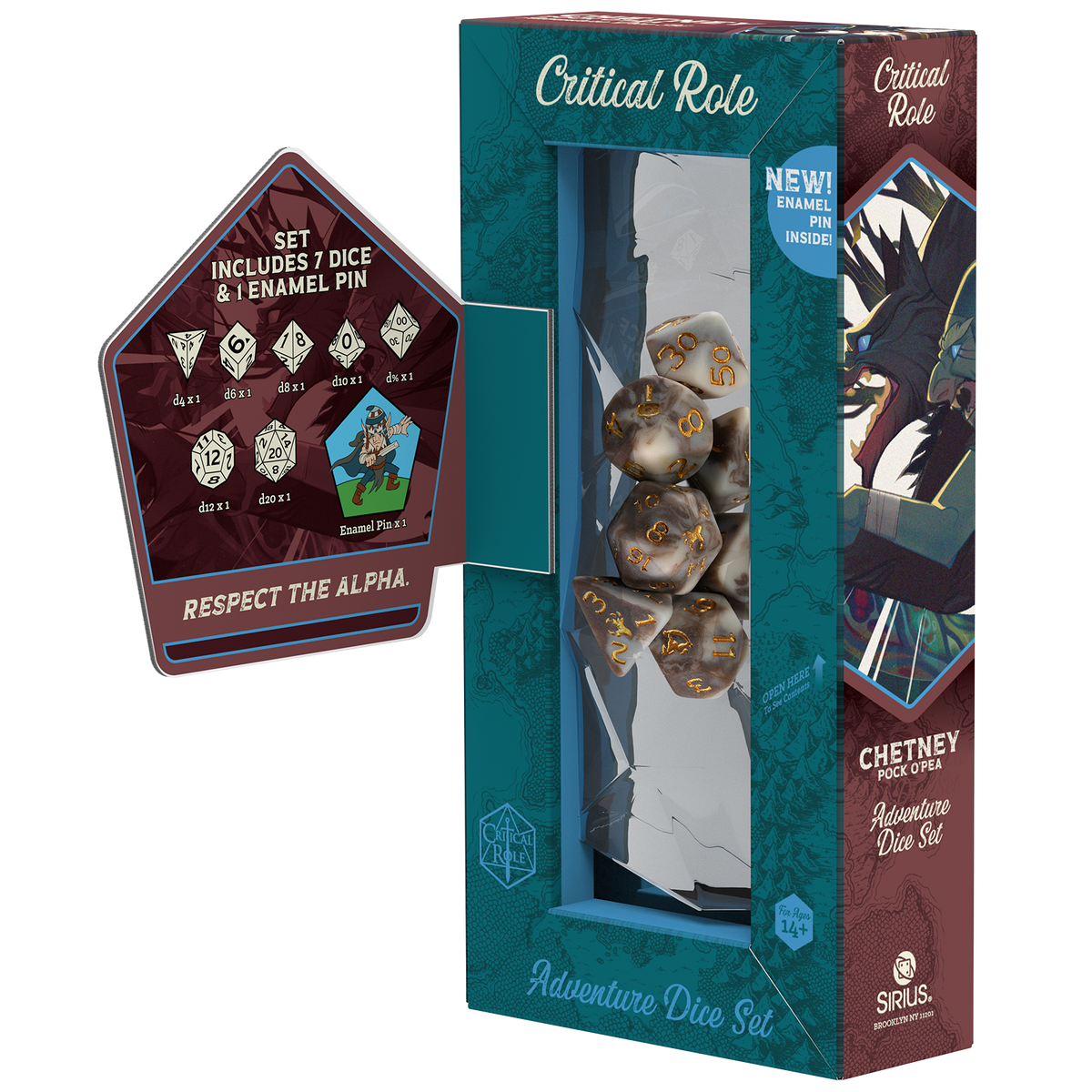 PRE-ORDER - Bells Hells Adventure Dice - Chetney Pock O’Pea