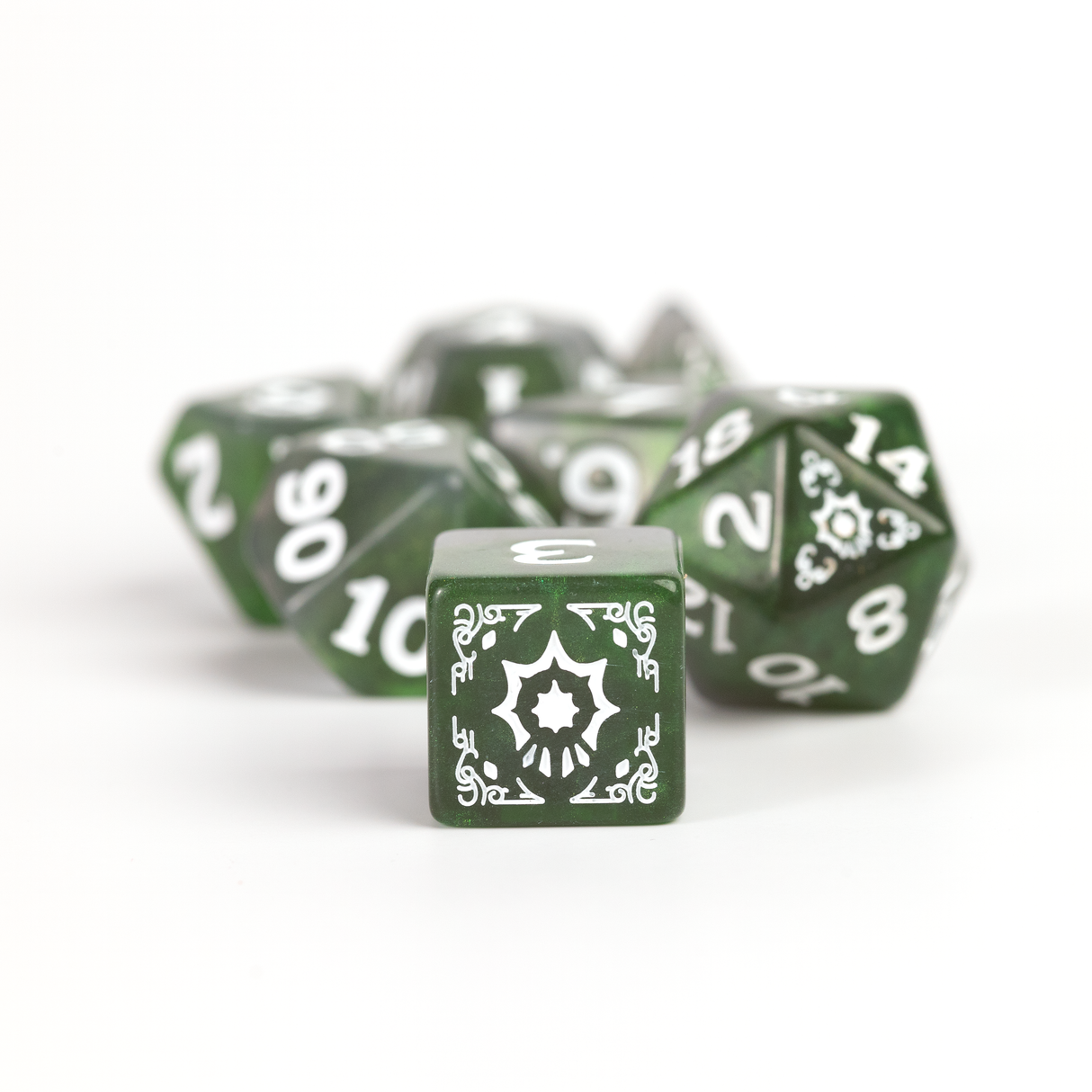 Dungeons & Dragons Adventure Dice - Cleric: Green | Sirius Dice