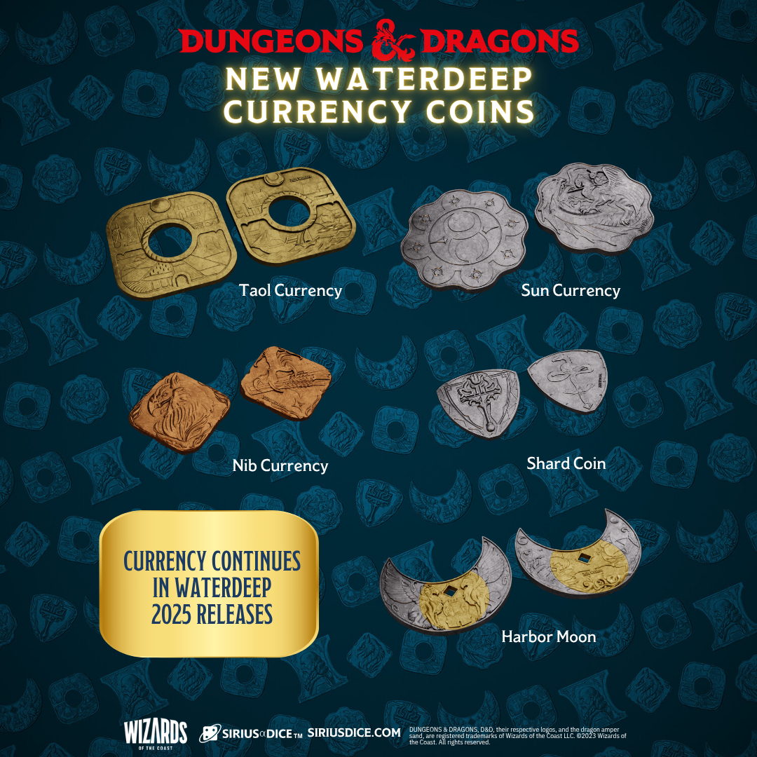 Dungeons & Dragons The Yawning Portal Treasure Pack: Waterdeep Collection | Sirius Dice