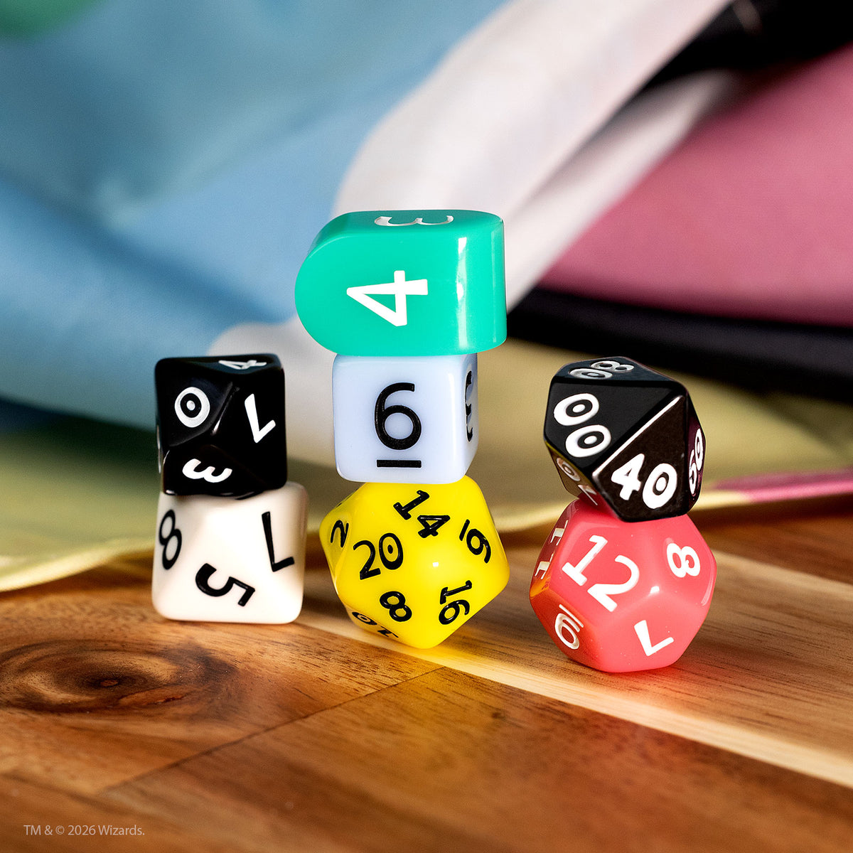 Dungeons & Dragons: Accessible Adventures – Disability Pride Dice Set
