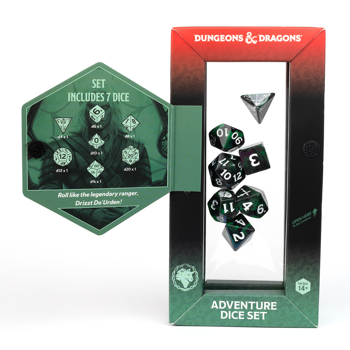 Dungeons & Dragons Adventure Dice - Legend of Drizzt | Sirius Dice