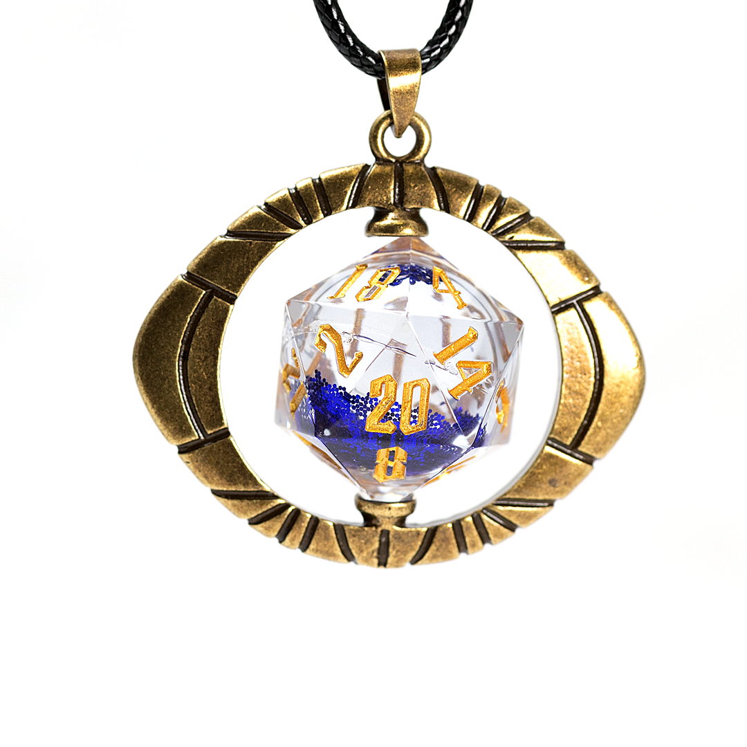 Eye of Ra D20 Necklace | Sirius Dice