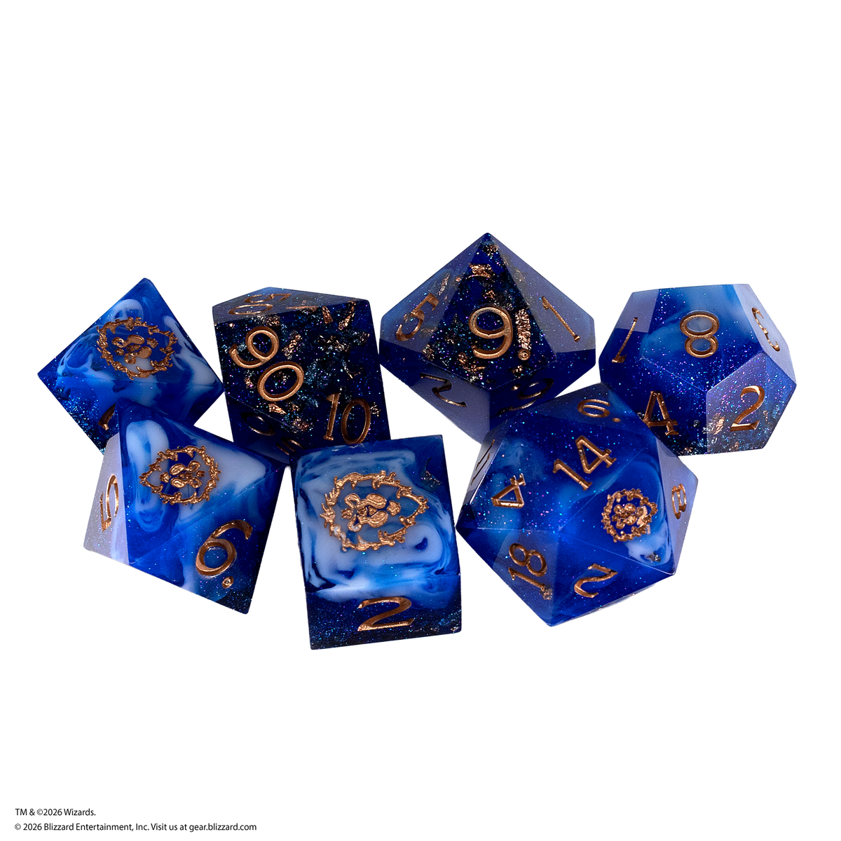 Dungeons & Dragons x World of Warcraft Adventure Dice Sets - For the Alliance