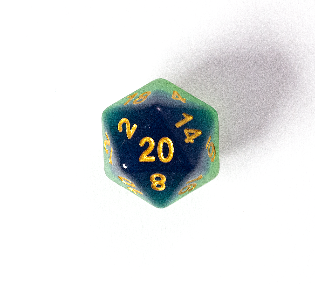 Green + Blue Dice Set