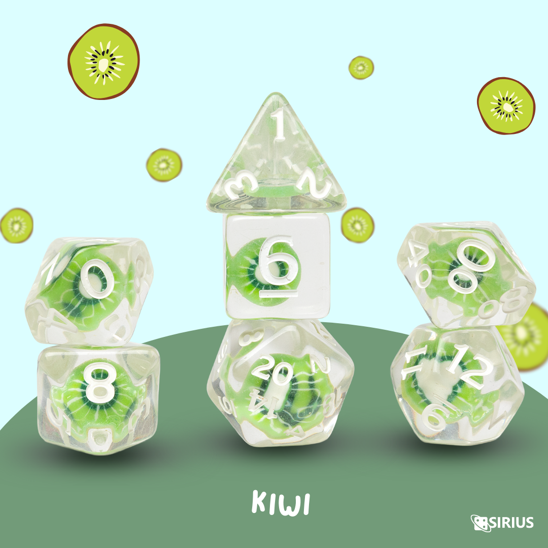 Fruit Slice Dice Set - Kiwi