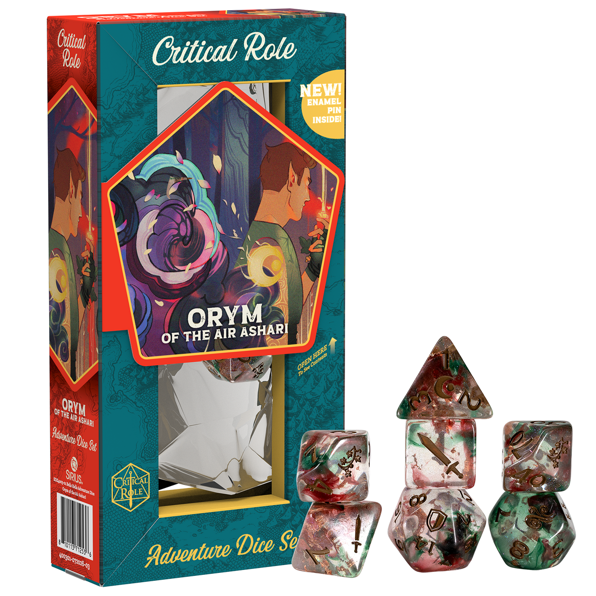 PRE-ORDER - Bells Hells Adventure Dice - Orym of the Air Ashari