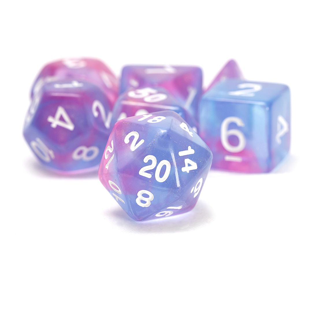 Unearthed Treasure Opal 7-Piece Polyhedral RPG Dice Set | Sirius Dice