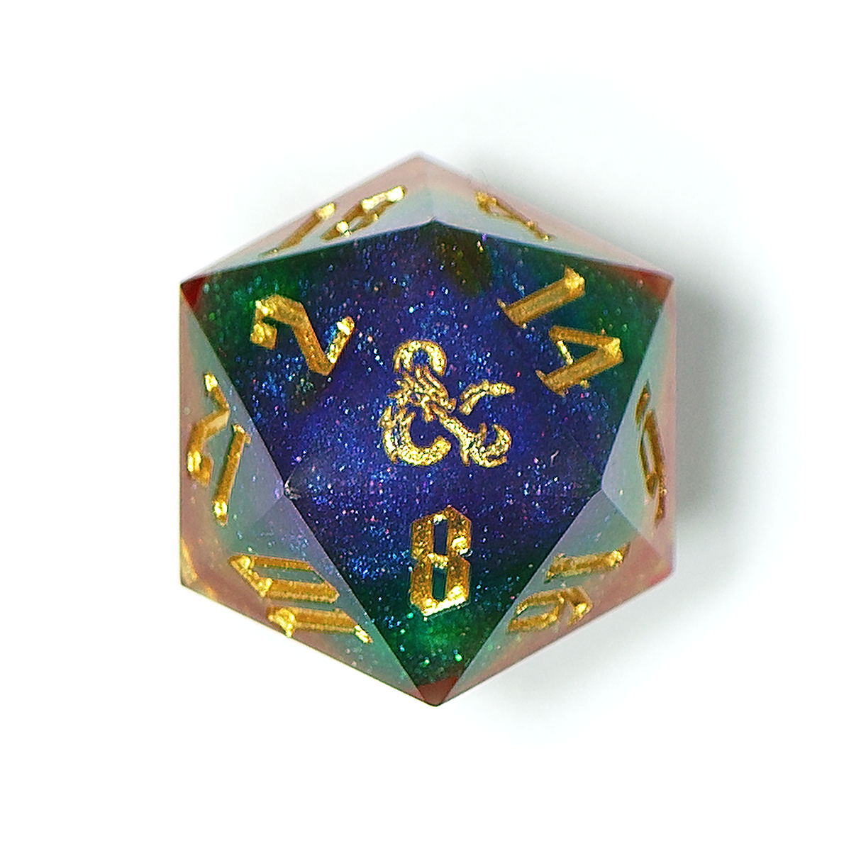 D&D Progress Pride Flag D20 Holder