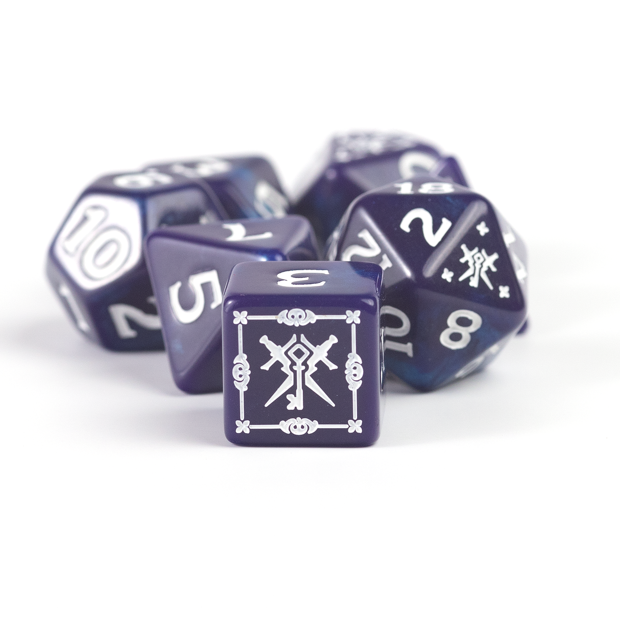 Dungeons & Dragons Adventure Dice - Rogue: Purple | Sirius Dice