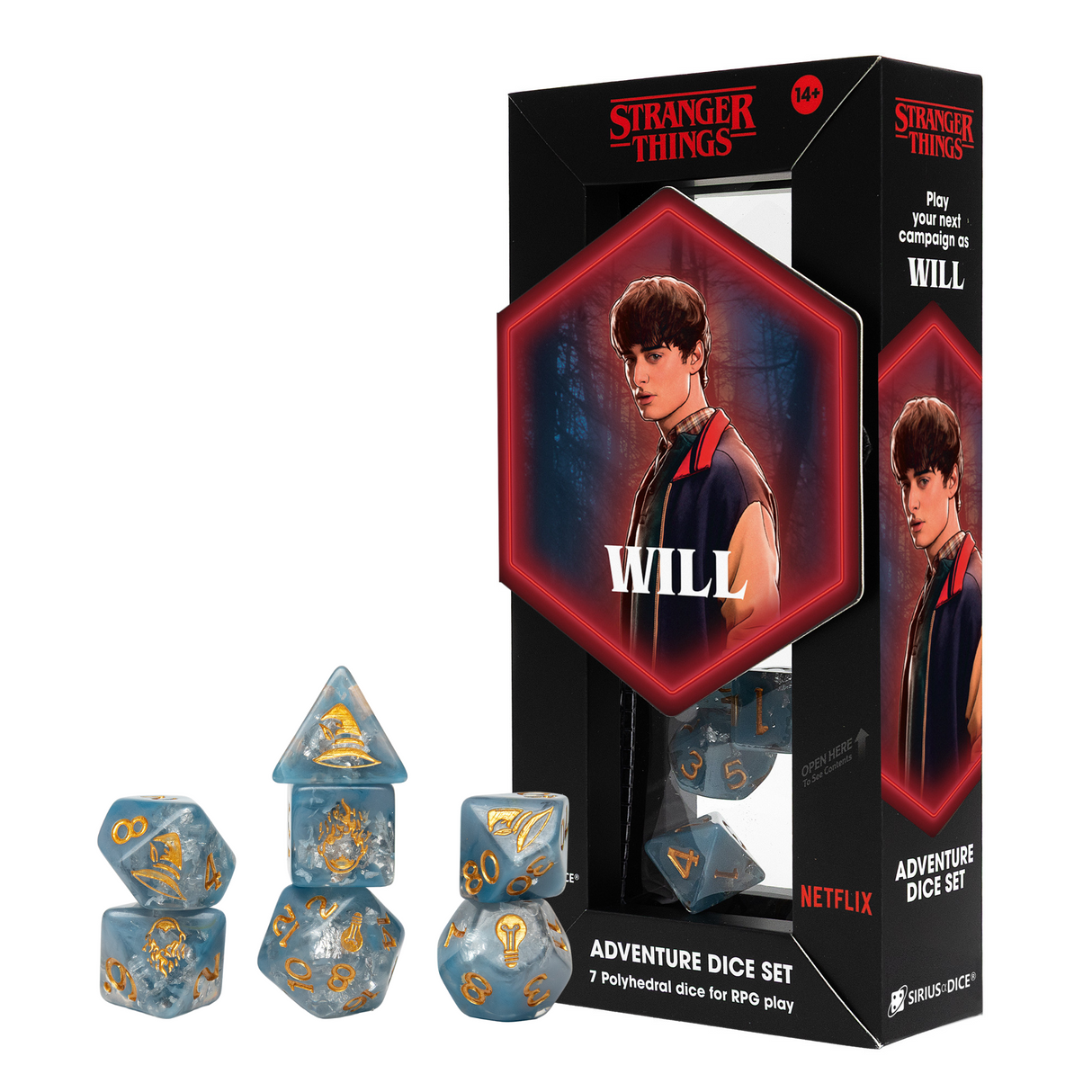 PRE-ORDER Stranger Things: Adventure Dice Set - Will