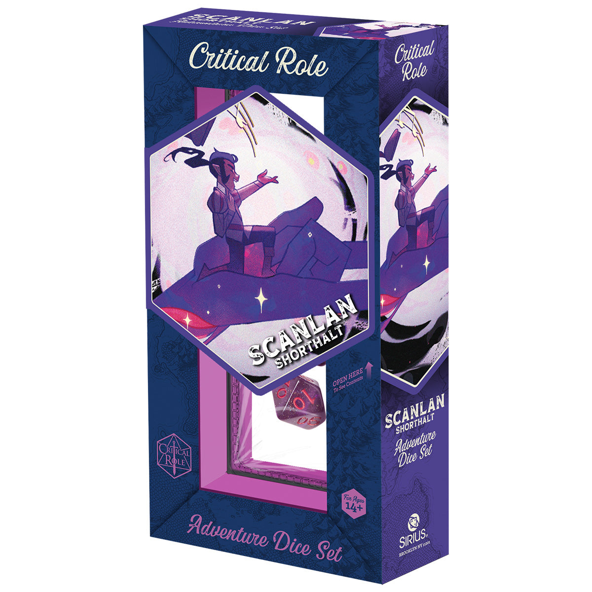 COMING SOON - Vox Machina Adventure Dice - Scanlan Shorthalt