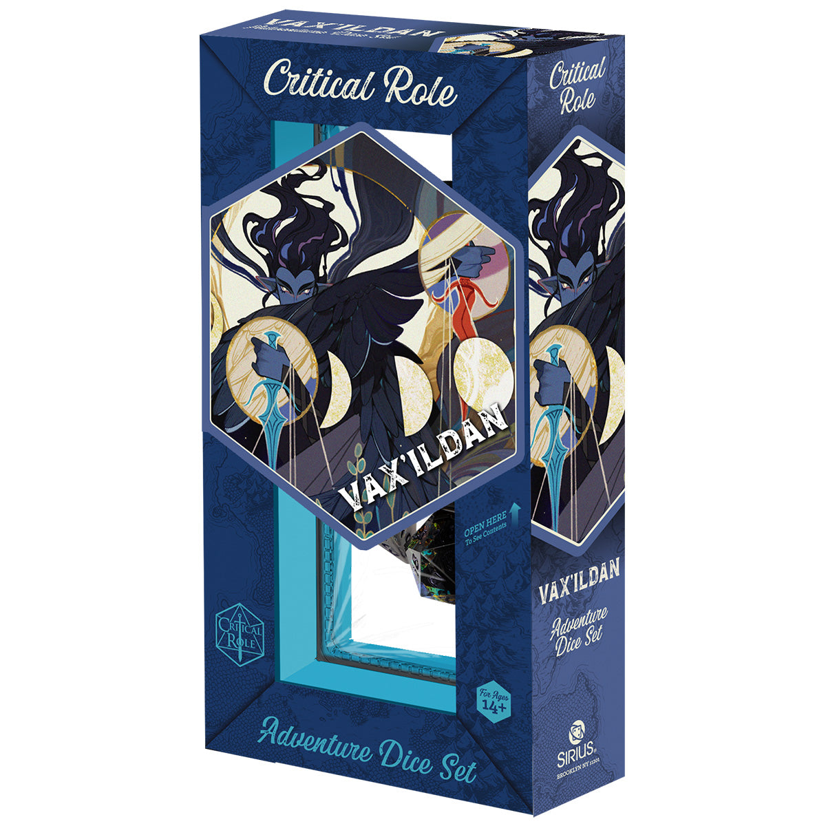 COMING SOON - Vox Machina Adventure Dice - Vax’ildan