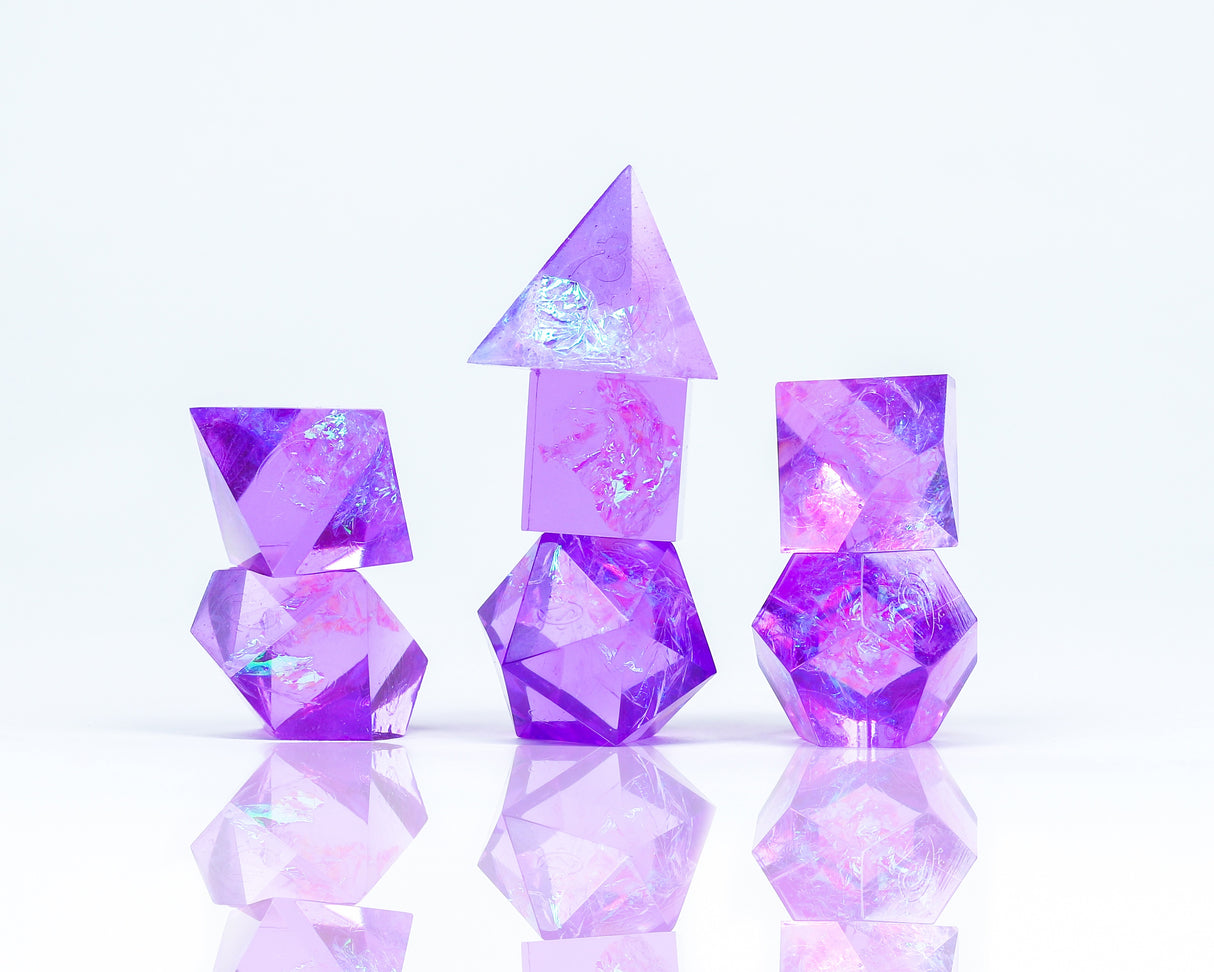 purple dice set