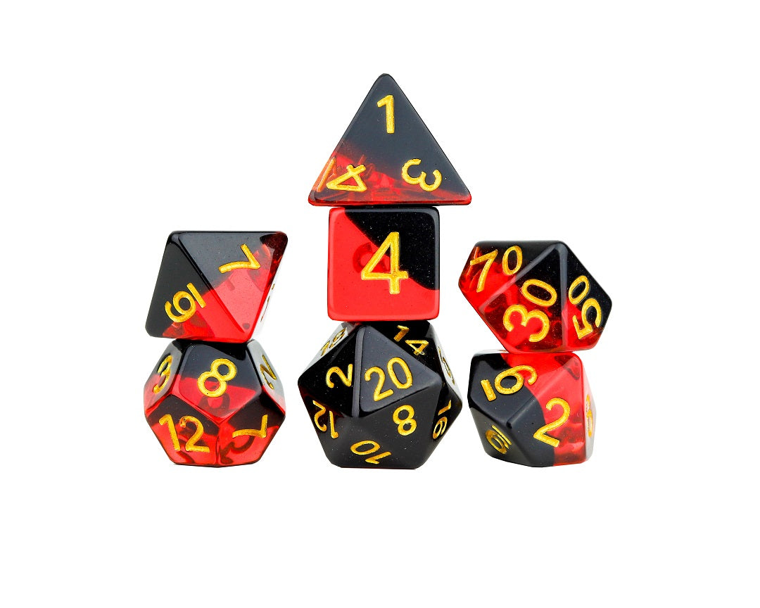 red black dice