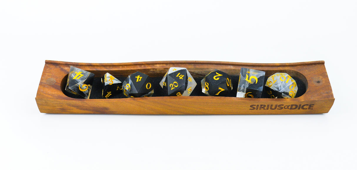 black and white dice
