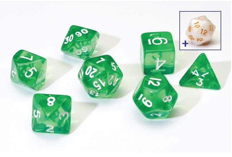 green dice set