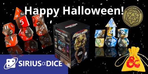 Happy Halloween 2023: Match Your Dice to Your Costume!