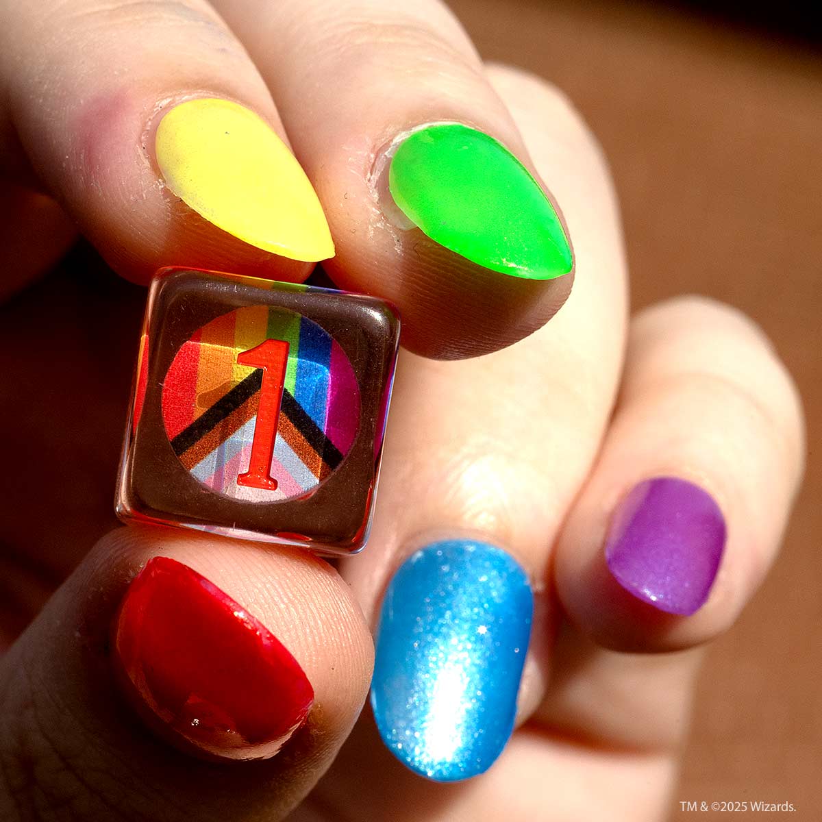 Dungeons & Dragons Pride Dice Set [Round Edge] | Sirius Dice