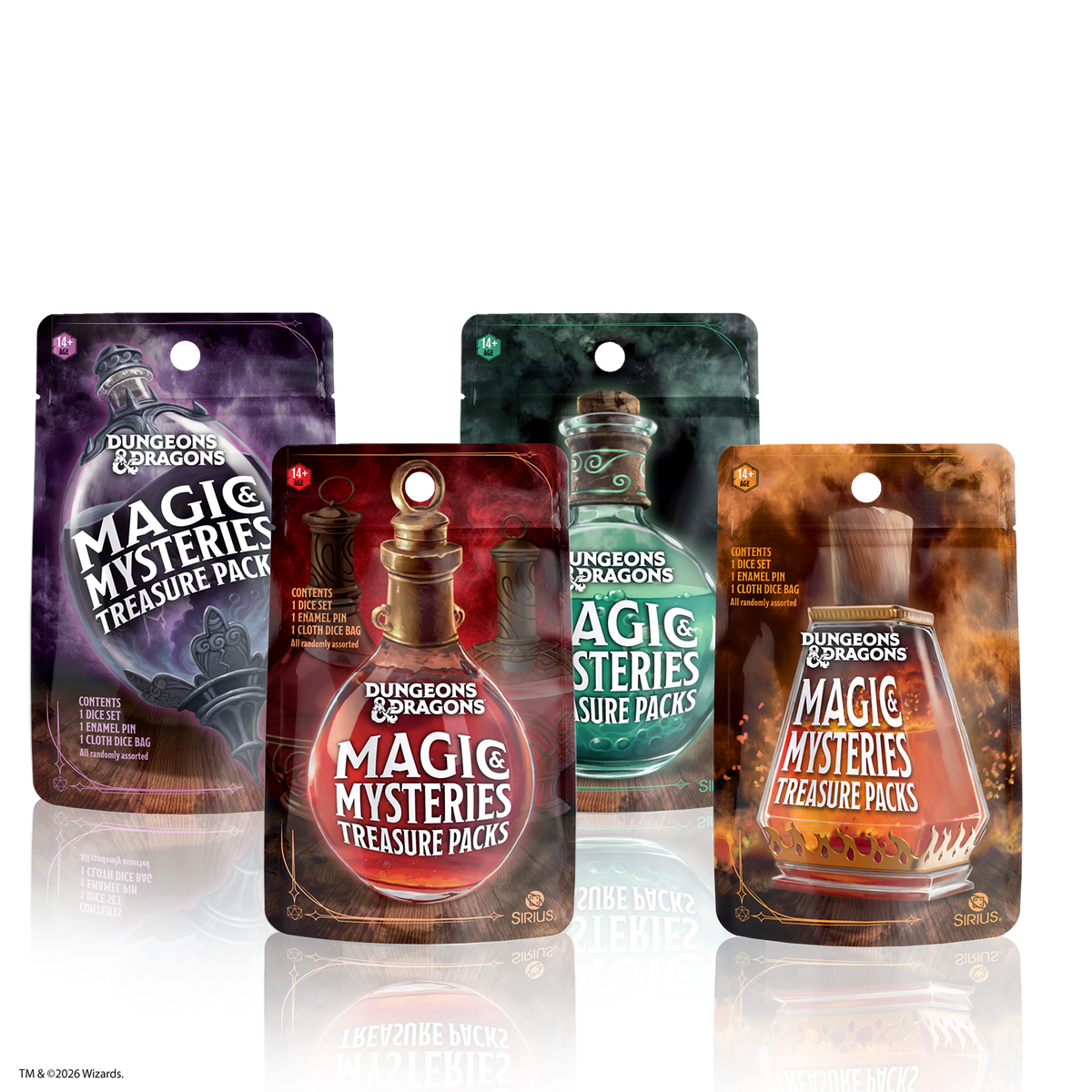 Dungeons & Dragons: Magic & Mysteries Treasure Packs