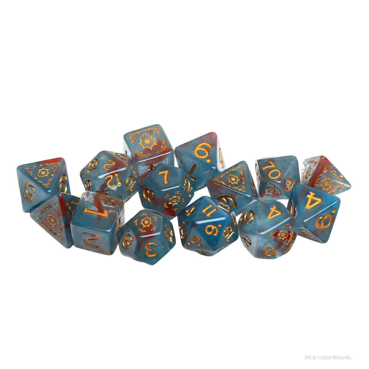 COMING SOON: Dungeons & Dragons Adventure Dice - Cleric: Light Blue, Red