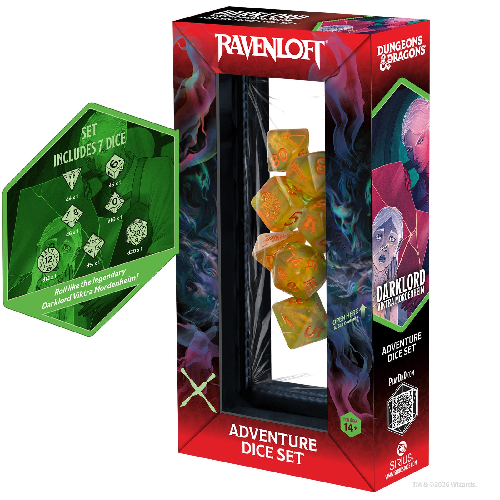 Dungeons & Dragons Adventure Dice - Darklord: Viktra Mordenheim