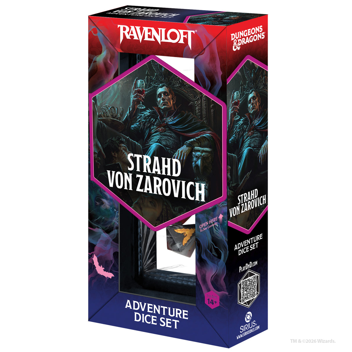COMING SOON: Dungeons & Dragons Adventure Dice - Darklord: Strahd von Zarovich [SHARP EDGE]