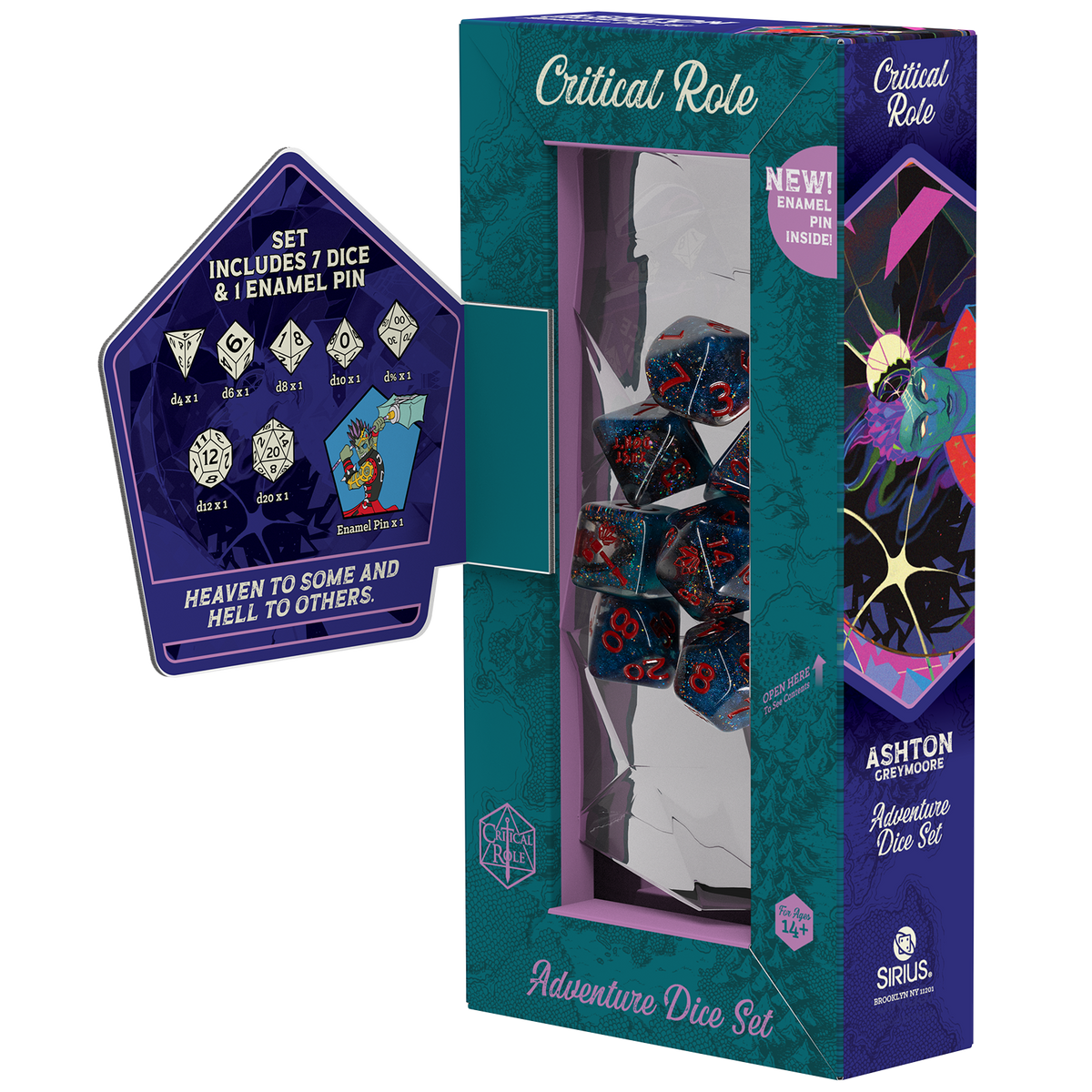 PRE-ORDER - Bells Hells Adventure Dice - Ashton Greymore