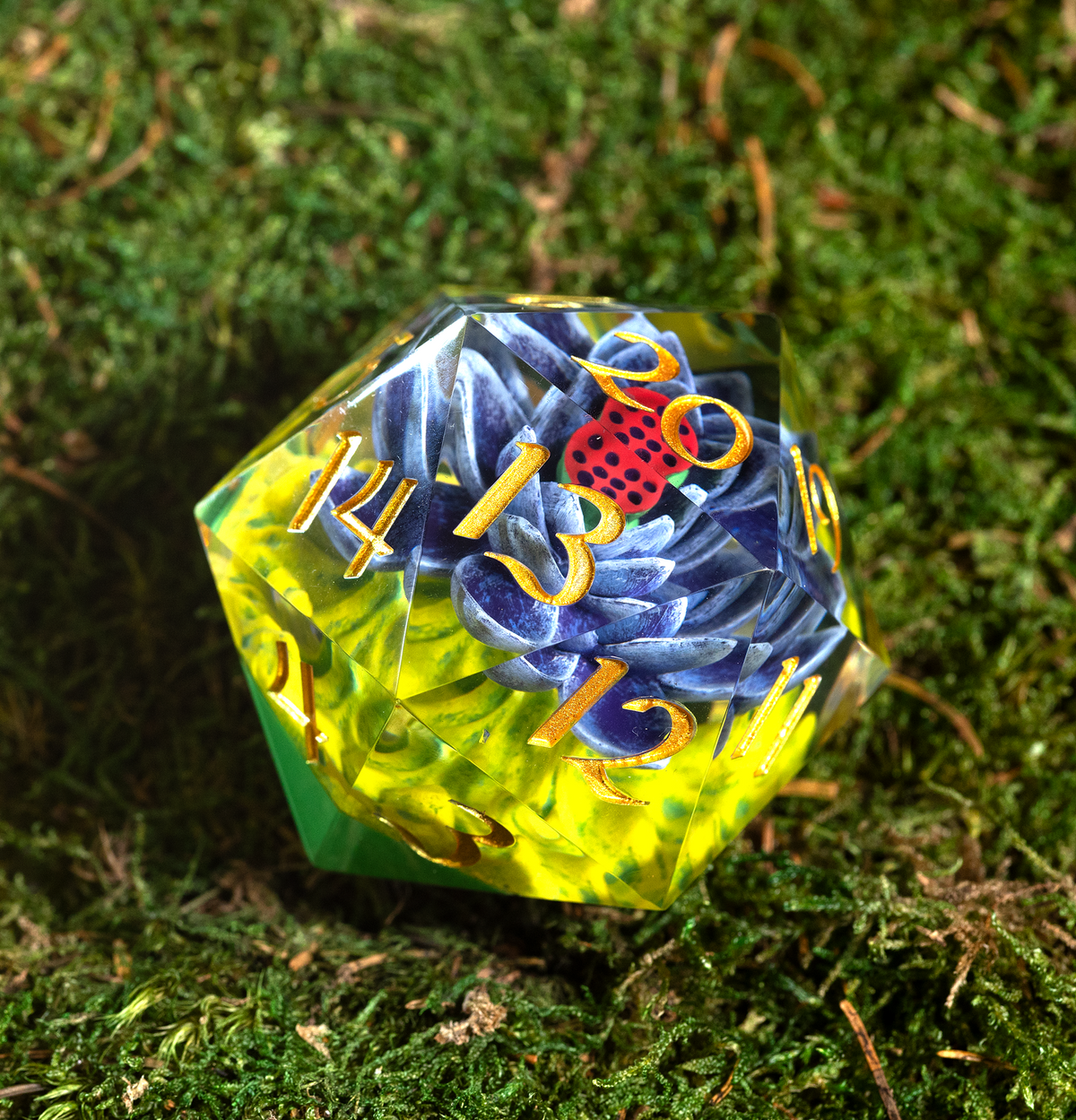 Magic: The Gathering Black Lotus Spindown 54mm D20 Dice – Sirius Dice Magic: The Gathering Black Lotus Spindown 54mm D20 Dice – Sirius Dice