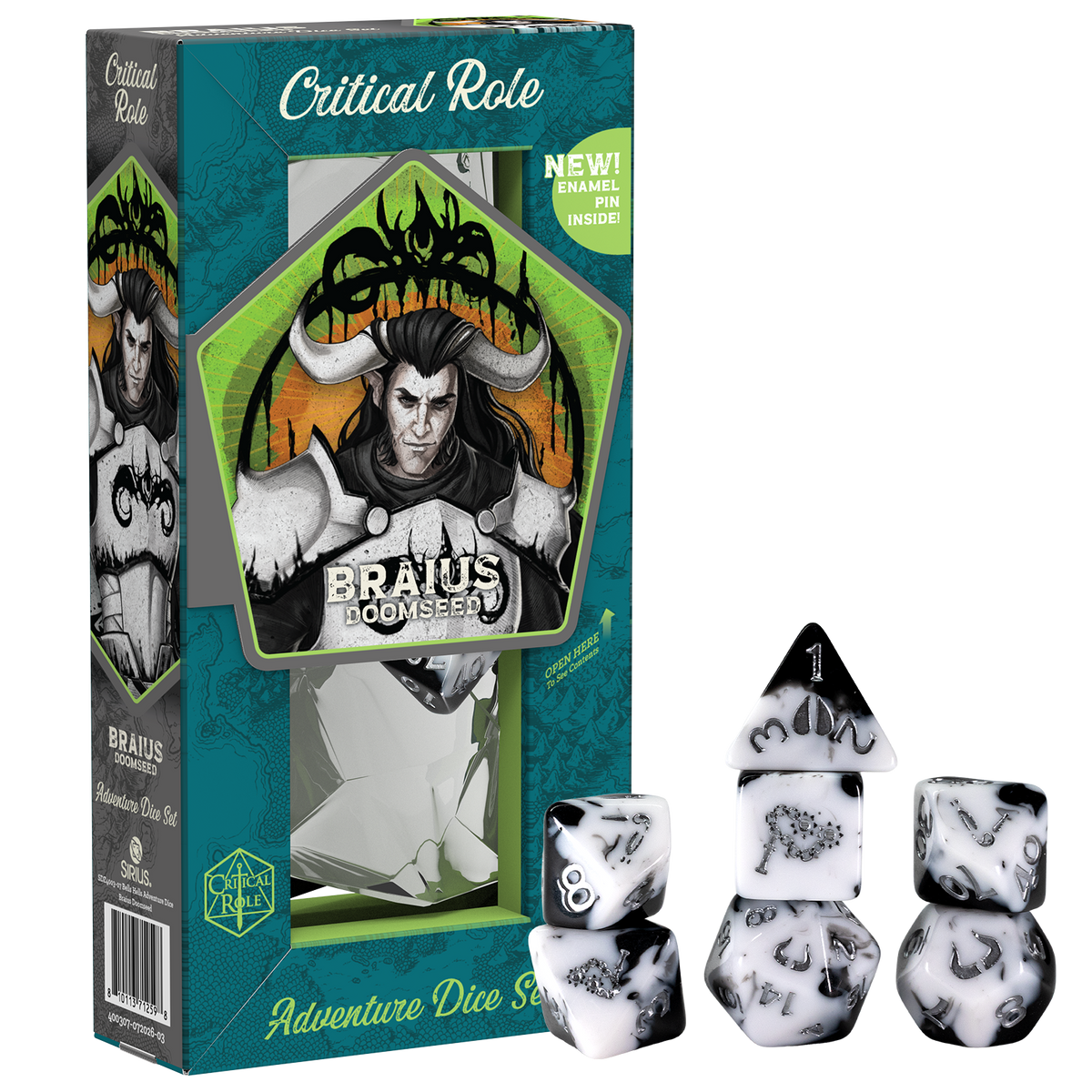 PRE-ORDER - Bells Hells Adventure Dice - Braius Doomseed