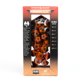 Dungeons & Dragons Adventure Dice - Barbarian: Orange | Sirius Dice