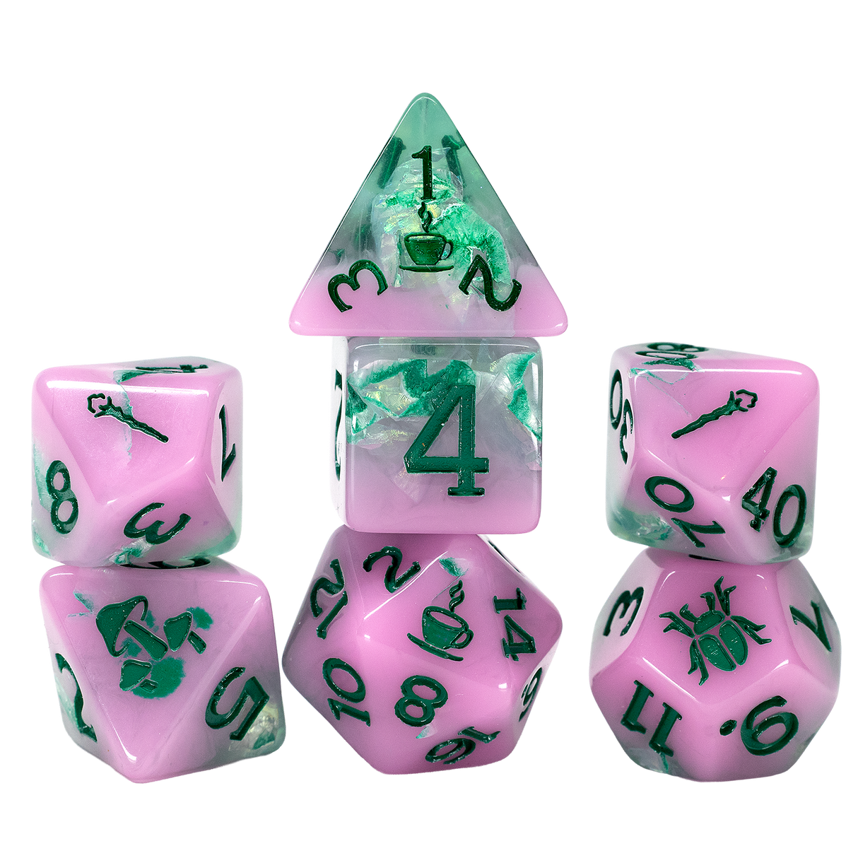 PRE-ORDER - Mighty Nein Adventure Dice - Caduceus Clay