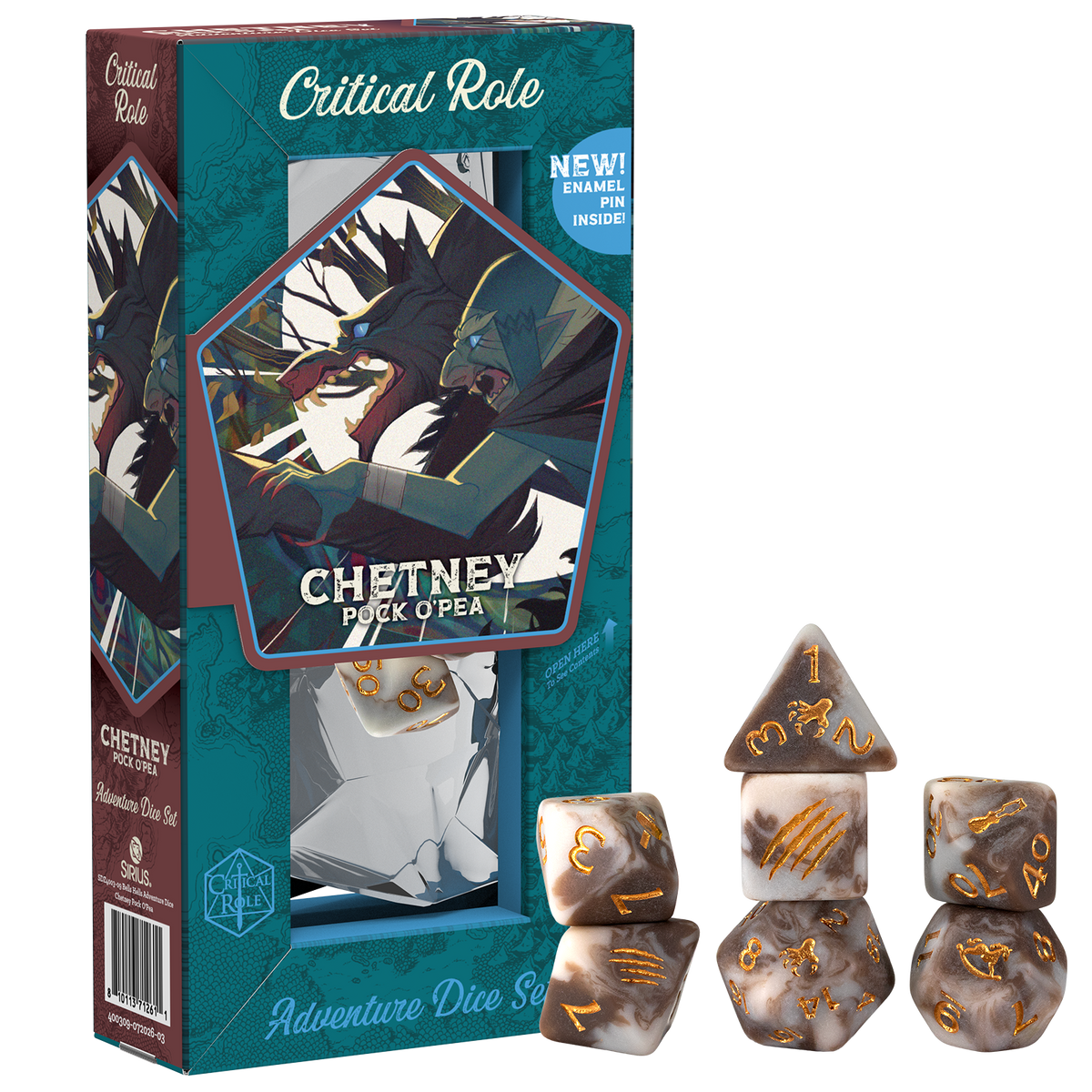PRE-ORDER - Bells Hells Adventure Dice - Chetney Pock O’Pea