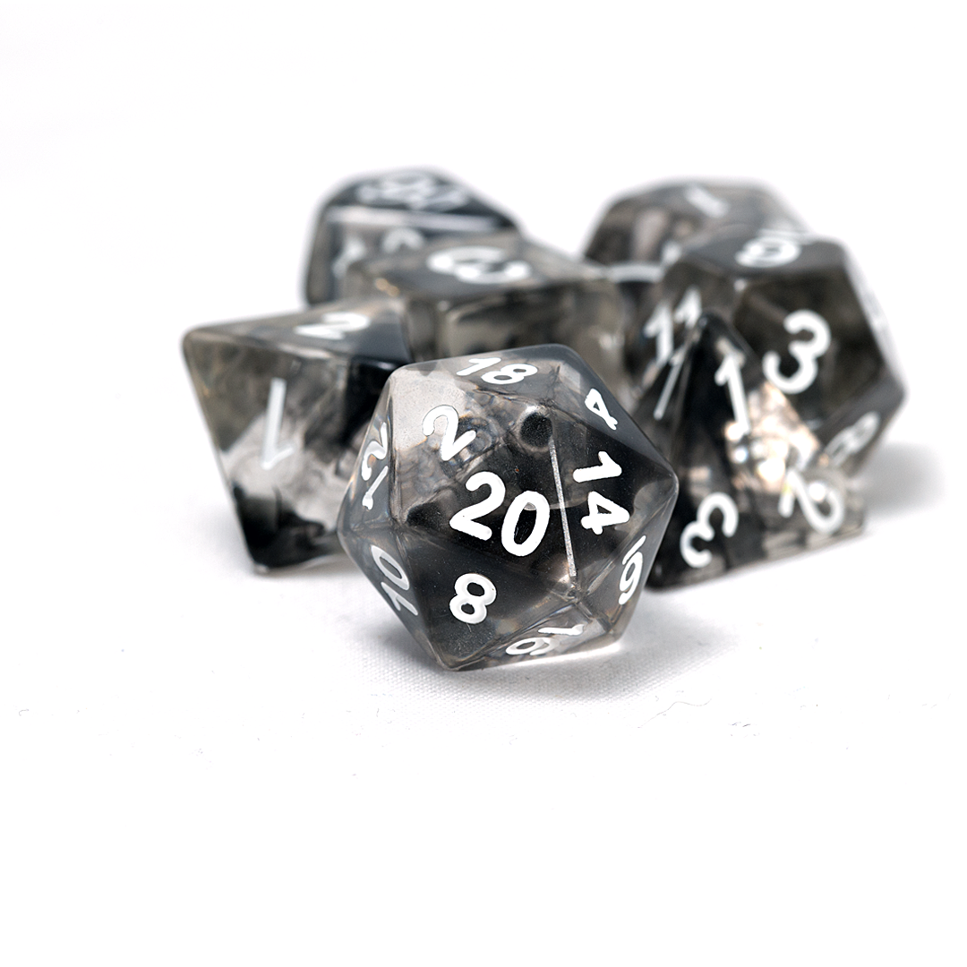 Cloud Black Dice Set