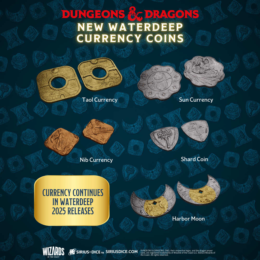 Dungeons & Dragons Xanathar's Treasure Pack: Waterdeep Collection | Sirius Dice
