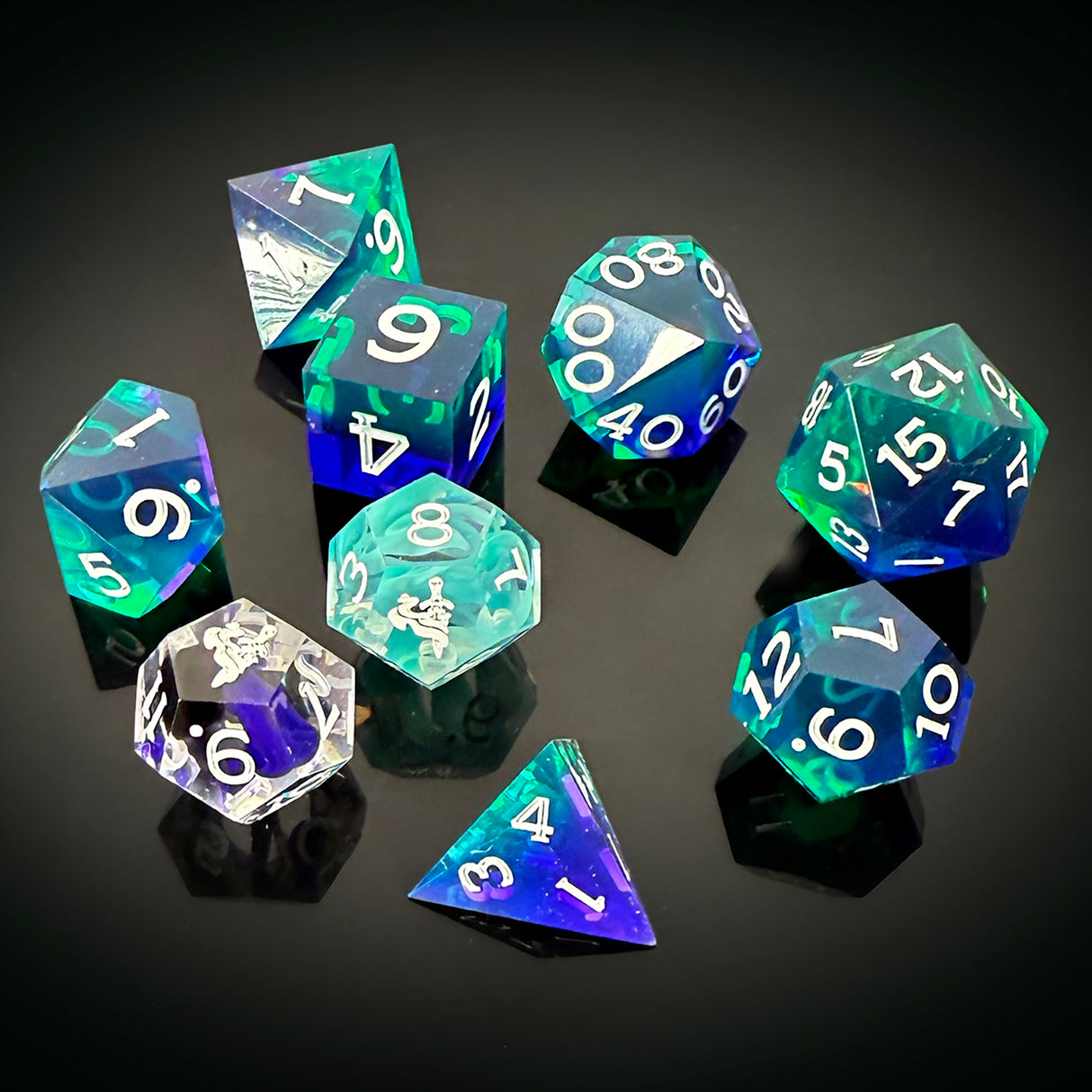 Daggerheart Duality Dice Set - Fate of the Mortal Realms - Sharp Edged Edition