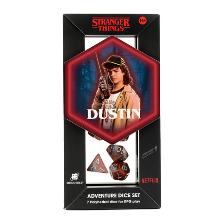Stranger Things: Adventure Dice Set - Dustin