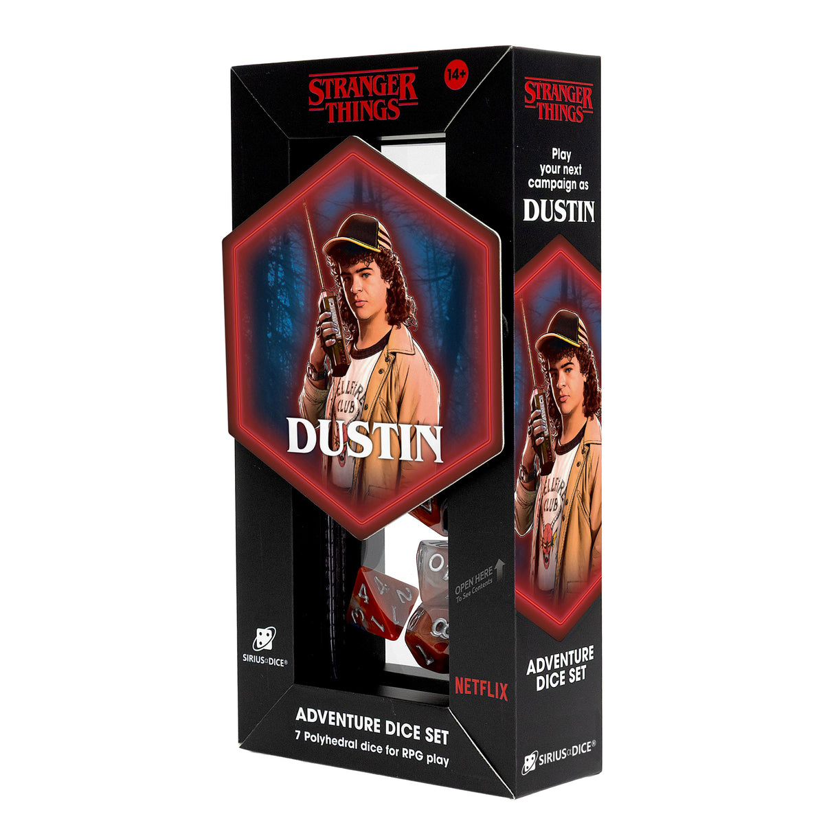 PRE-ORDER Stranger Things: Adventure Dice Set - Dustin