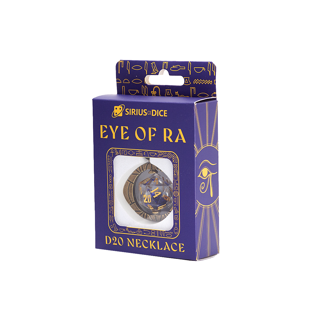 Eye of Ra D20 Necklace | Sirius Dice