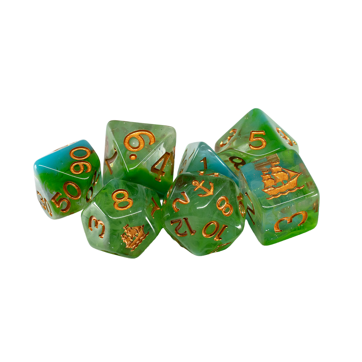 PRE-ORDER - Mighty Nein Adventure Dice - Fjord Stone