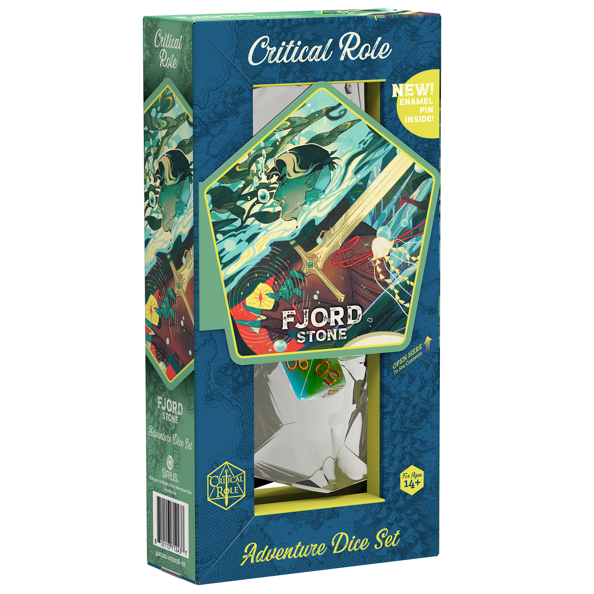 PRE-ORDER - Mighty Nein Adventure Dice - Fjord Stone