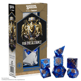 Dungeons & Dragons x World of Warcraft Adventure Dice Sets - For the Alliance