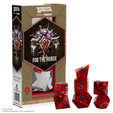 Dungeons & Dragons x World of Warcraft Adventure Dice Sets - For the Horde
