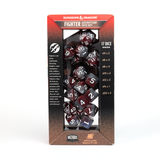 Dungeons & Dragons Adventure Dice - Fighter: Red | Sirius Dice